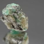 Ethiopian Emerald specimen, rough, 7 g, Shakiso deposit - Exhibit Gems