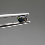 Ethiopian Black Opal, Cabochon, 0.42 ct, Stayish mine deposit - Exhibit Gems