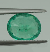 Ethiopian Emerald, Oval, Single, 2.75 ct, Shakiso deposit