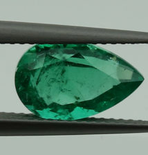 EM-ET-P-09-TOP Ethiopian Emerald, Pear, Single, 2.26 ct, Shakiso deposit