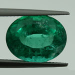 Ethiopian Emerald, Oval, Single, 8.40 ct, Shakiso deposit