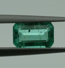 EM-ET-P-14-TOP Ethiopian Emerald, Rectangle, 1.50 ct, Shakiso deposit - Exhibit Gems