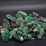 Rough Ethiopian Emeralds, Haloo Mine, Shakiso, 153 g - Exhibit Gems