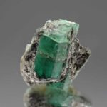 Ethiopian Emerald specimen, rough, 7 g, Shakiso deposit - Exhibit Gems