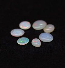 Ethiopian White Opal, Cabochon (Parcel), 4.59 ct