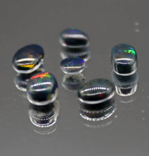 Ethiopian Black Opal, Cabochon (Parcel), 2.46 ct, Stayish mine deposit