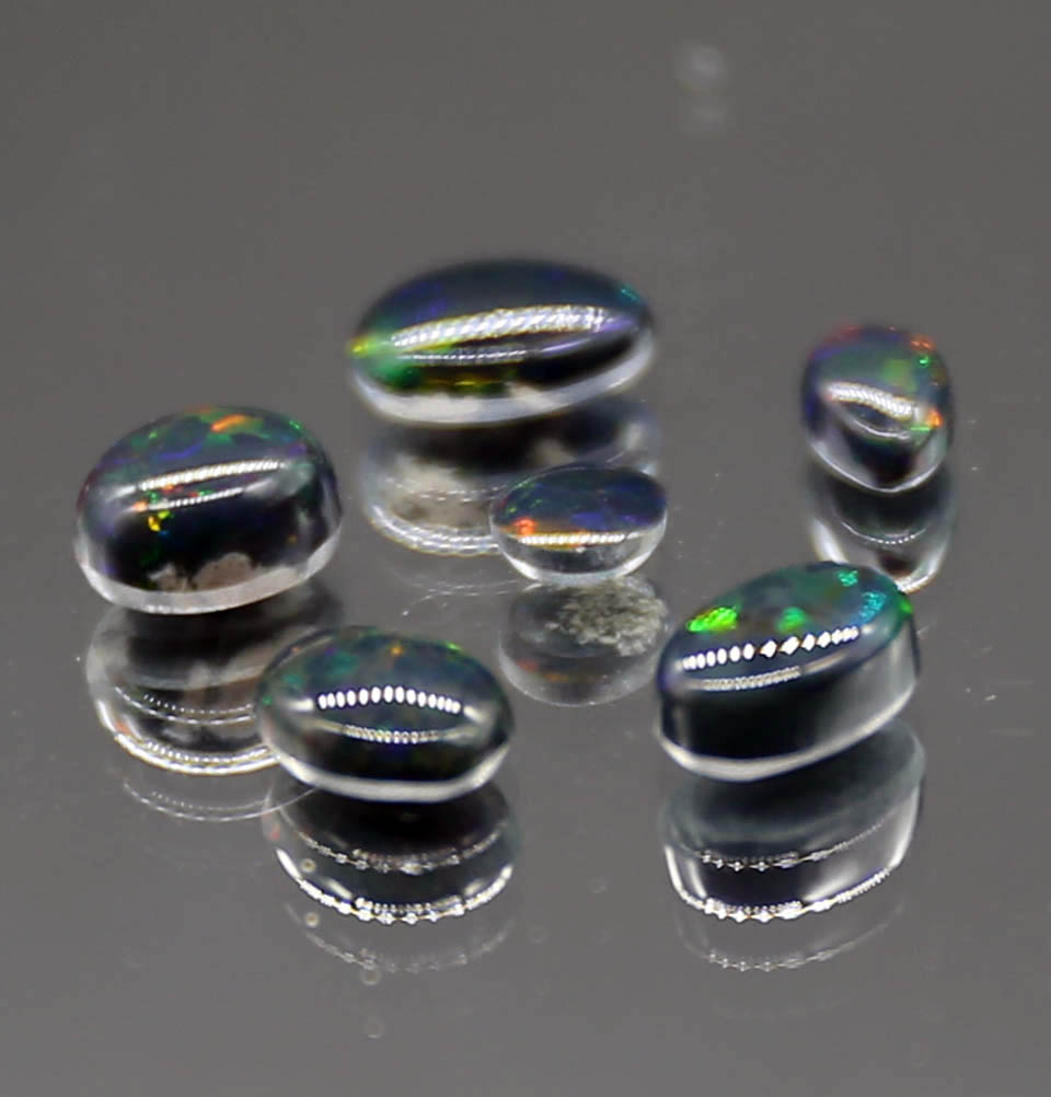 Ethiopian Ethiopian Black Opal, Cabochon (Parcel), 2.46 ct - Image 2