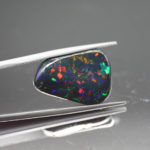 Ethiopian Black Opal, Cabochon, 16.25 ct (Specimen), Stayish mine
