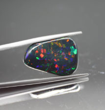 Ethiopian Black Opal, Cabochon, 16.25 ct (Specimen), Stayish mine